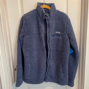 NWT Columbia PFG Full Zip Jacket Medium in Blue
